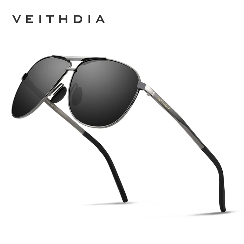 Veithdia 2019 Маркови Дизайнерски Модерни Мъжки Слънчеви Очила Polarized Огледални Слънчеви Очила, Аксесоари За Мъже 3028 0