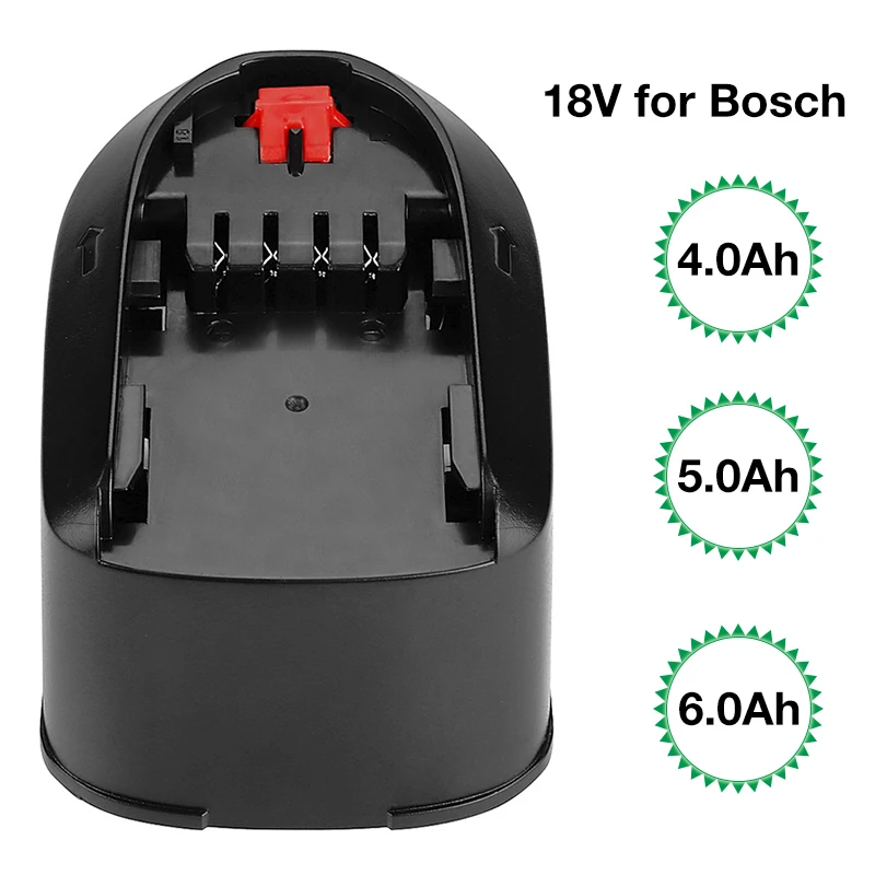 18 4/5/6ah Литиева акумулаторна батерия за Bosch PSR18LI-2 PSB18LI-2 2607336208 AL1815CV AL1830CV 2607336040 Само за тип C